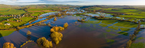 The Culm Valley in Flood